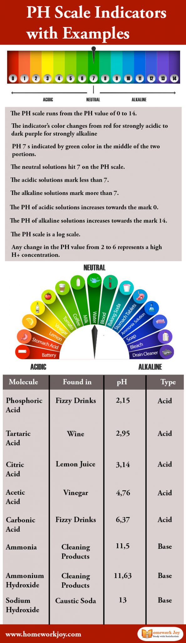 Ph Scale And Indicators Worksheet