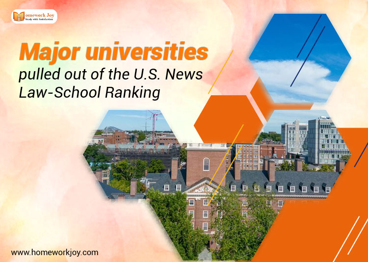 Major Universities Pulled Out of the U.S. News Law School Ranking